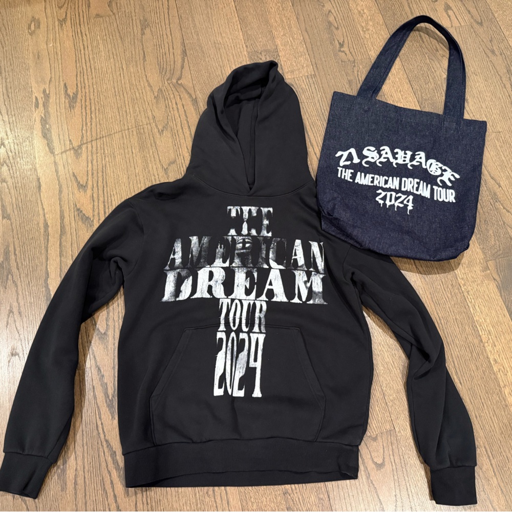 21 Savage Hoodie & Denim Tote Bag- NEW!